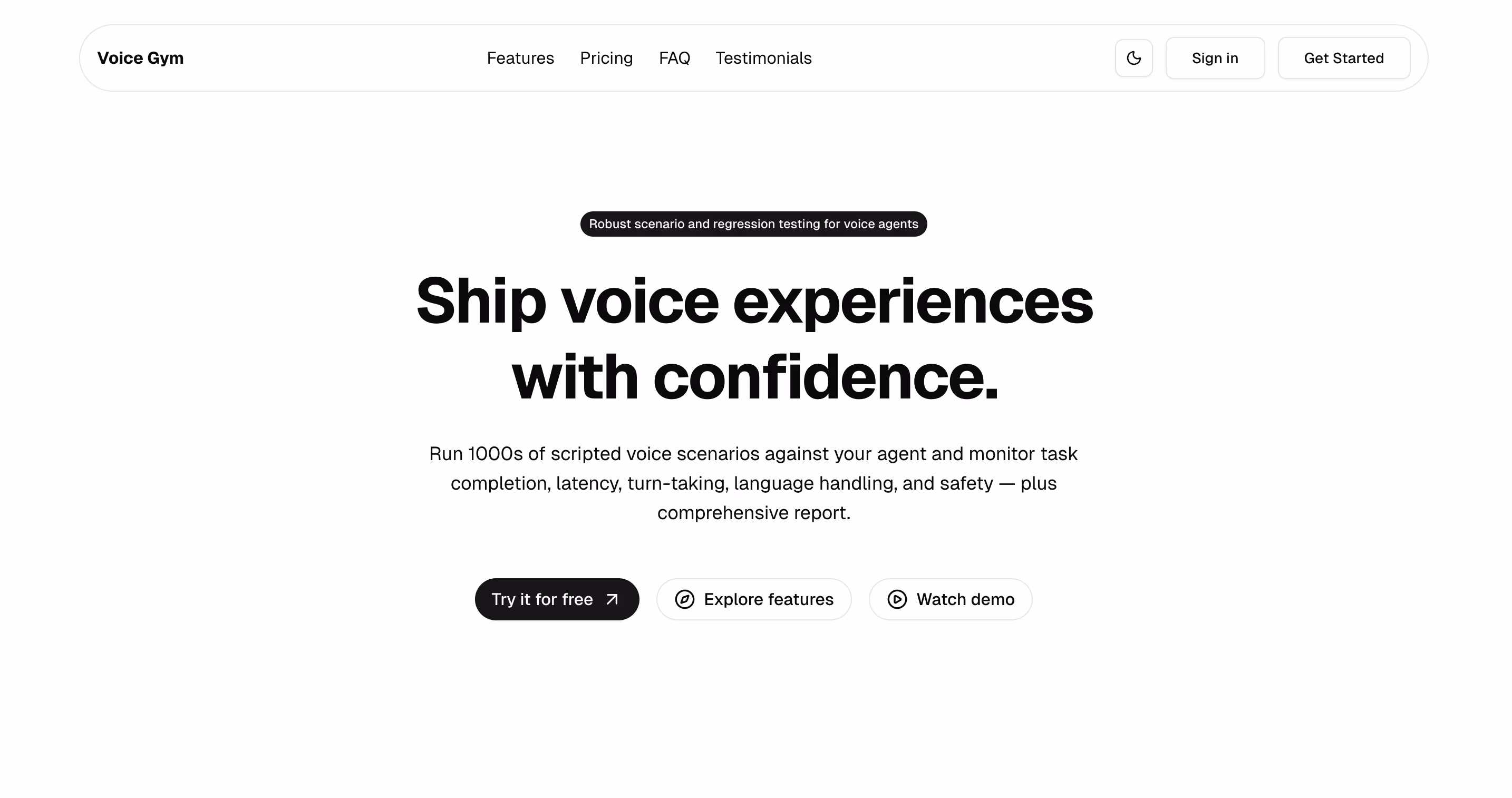 Voice Gym preview
